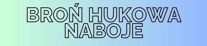 naboje broń hukowa pistolet strzały baner