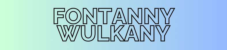 Fontanna fajerwerki (wulkany)