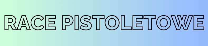 race pistoletowe pistole strzały baner naboje