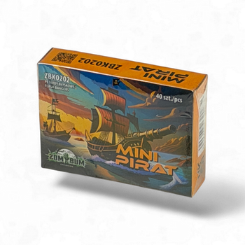 MINI PIRATEN VOETZOEKERS 40 STUKS