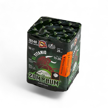 EL TITANIO ZOM BUM 16 KNALWERPER 16 SCHOTEN 20MM