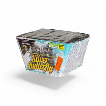 ZILVEREN VLINDER 48 SCHOTEN 20MM JW2058